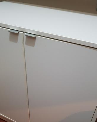 Ikea Effektiv, legno bianco due ante