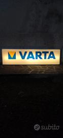 Insegna luminosa Varta