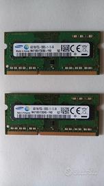 Kit RAM 8GB (2x4GB) DDR3L