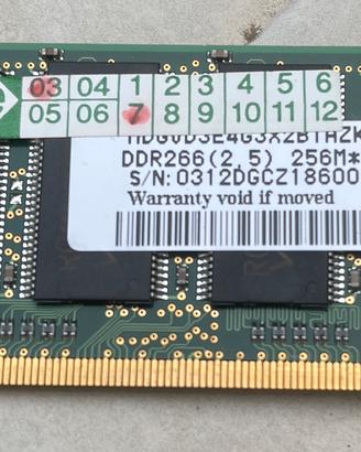 Memoria RAM SO-DIMM DDR