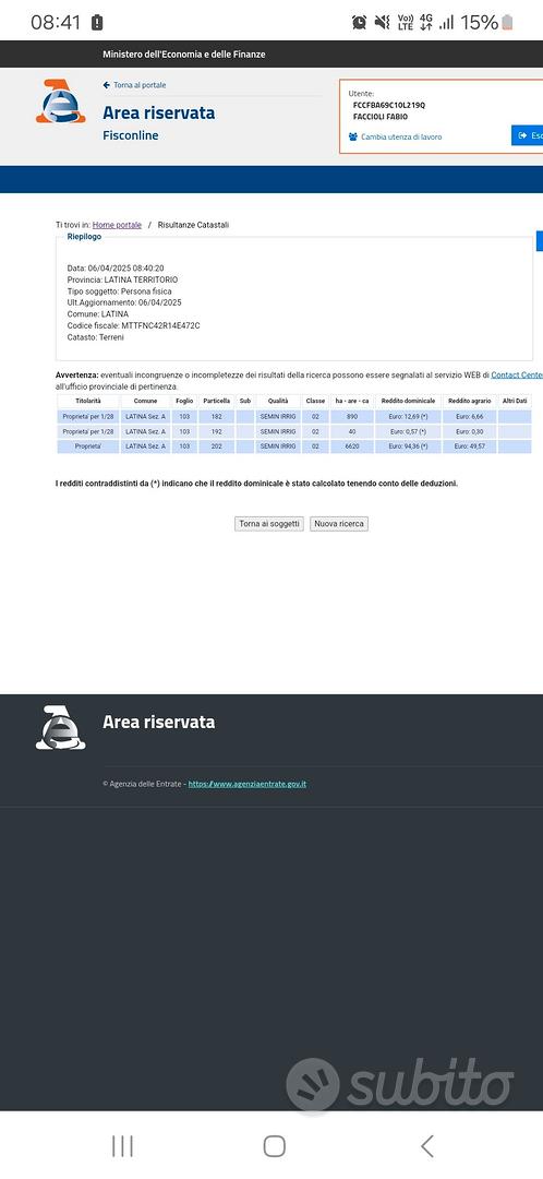terreno agricolo - Vista 5