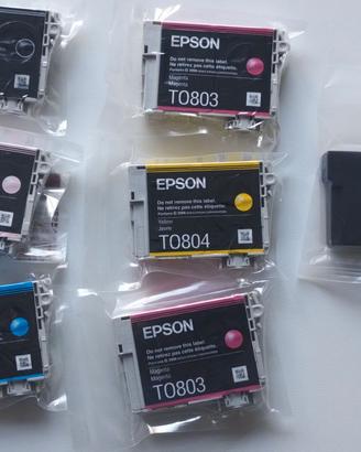 Cartucce varie Epson originali serie Colibrì