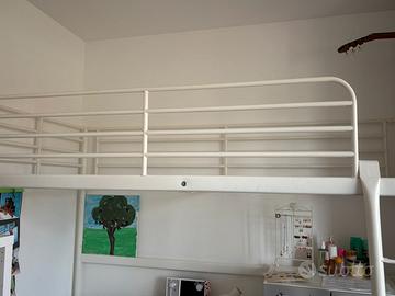 Letto singolo soppalco ikea no materasso