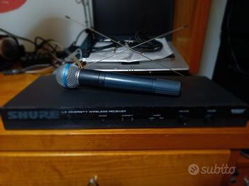 Sistema Wireless Shure L4 Diversity + Microfono L2