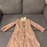 cappotto montone sintetico
