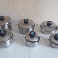 Batteria pentole inox e omaggio