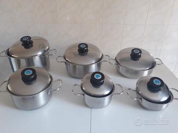 Batteria pentole inox e omaggio