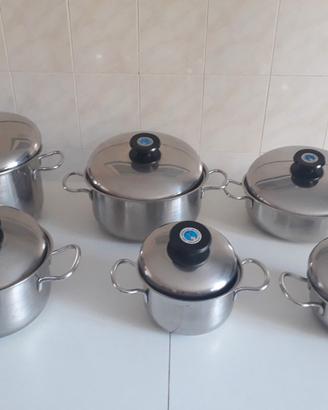 Batteria pentole inox e omaggio