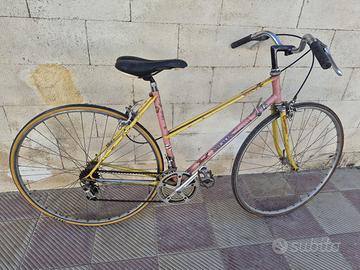 Bicicletta rosa vintage