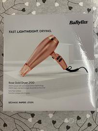 BaByliss Rose Gold Dryer 2100 – Nuovo, mai utilizz