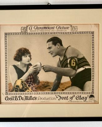 Lobby Card originale 1924 "Feet of Clay"