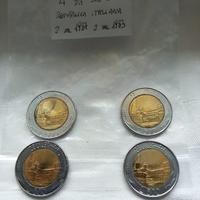 4 monete da 500 lire