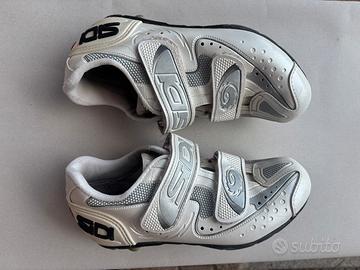 Scarpe MTB Sidi tg. 37- Bianche/Argento