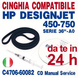 Cinghia per plotter HP DESIGNJET 450C A0 36"