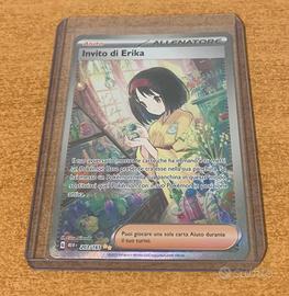 Carta Pokemon Invito di Erika 203/165  Pokemon 151