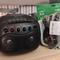 Brionvega karaoke + microfono NUOVO 