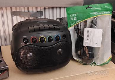 Brionvega karaoke + microfono NUOVO 