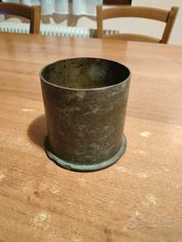 vaso ottone porta fiori ww1 