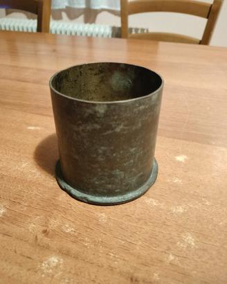 vaso ottone porta fiori ww1 