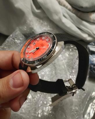 Bulova davil diver 41mm quadrante arancione 
