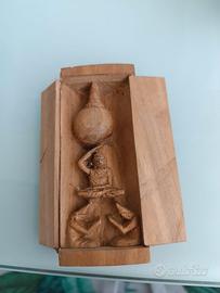 Altarino Buddha in legno