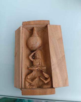 Altarino Buddha in legno