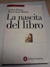 Libro "La nascita del libro" di Febvre e Martin