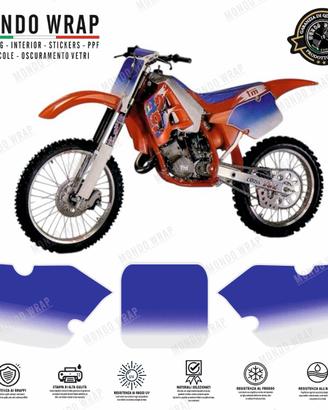 Adesivi tabelle compatibili con TM enduro/cross 92