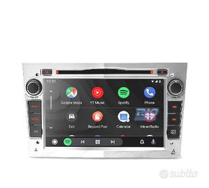 RADIO GPS ANDROID 11 GRIGIO CHIARO PER OPEL ASTRA 