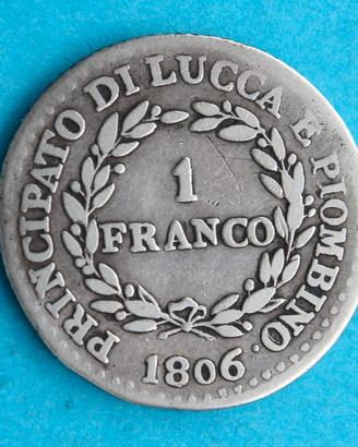 Principato di Lucca e Piombino, 1 Franco 1806
