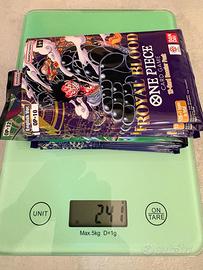 One Piece blocco carte 12 pacchetti OP1 OP10 OP12