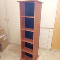 porta cd.libri+colonna+girevole+2lati