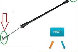 Cavo tirante maniglia esterna smart forfour 2004