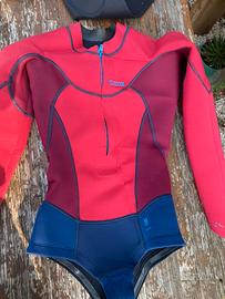 Ion muse long pants 2.5 s resperry/blue + shorty m