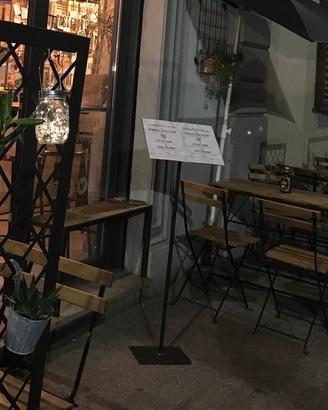 Espositore a leggio per bar/ristoranti