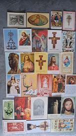 27 Santini Gesù, Sacro Cuore e crocefisso