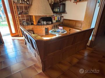 Cassapanca doppia + panca ad angolo 