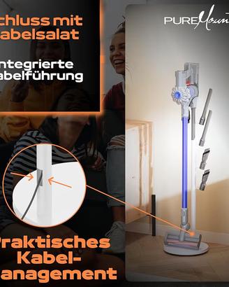 PureMounts Supporto per aspirapolvere universale 