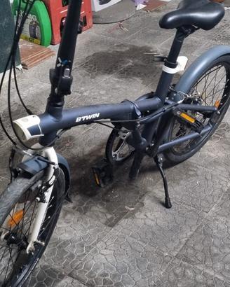 Bici pieghevole B'Twin 20" Shimano 7 velocità 