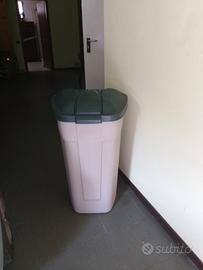 bidone grande x verde e/o spazzatura con rotelle