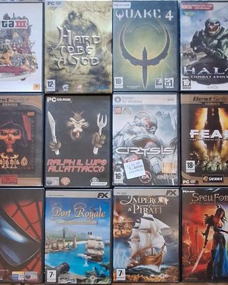 Lotto 12 Videogiochi PC Vintage - Grandi Classici