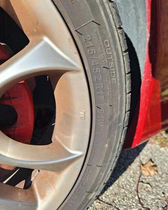 CERCHI IL LEGA ORIGINALE ALFA 147 CON GOMME ESTIVE