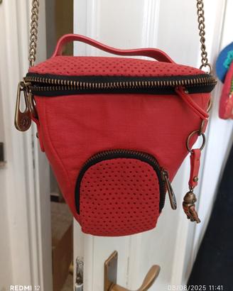 tracolla rossa Kipling scrapbook 