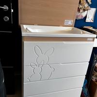 Fasciatoio cassettiera 49x77x90