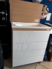 Fasciatoio cassettiera 49x77x90