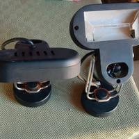 coppia lampade vintage alogene