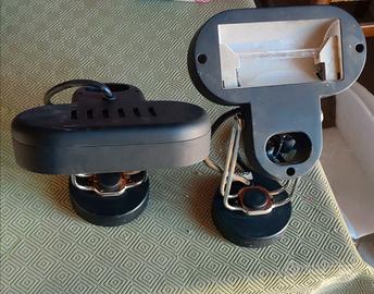 coppia lampade vintage alogene