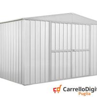 Box in lamiera di Acciaio 360x260cm 9mq bianco