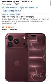 Iphone 18 pro 512 gb
