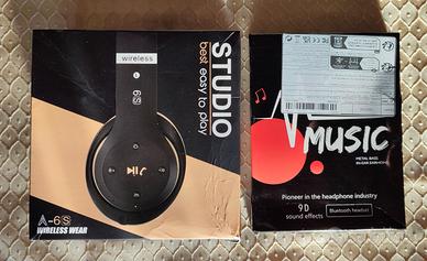 cuffie wireless bluetooth nere 